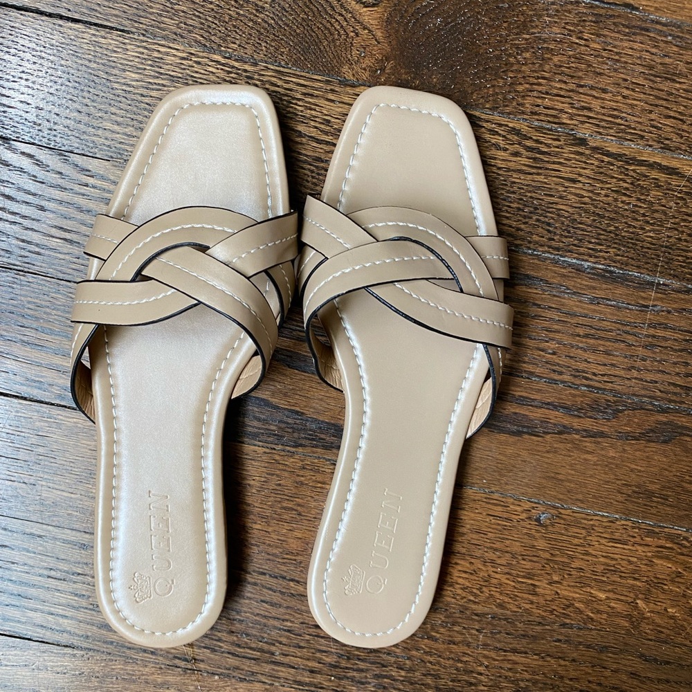 Brand new nude color sandals